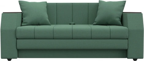 Диван прямой Атлант мини (Зеленый/Рогожка) Лига Диванов арт.123267