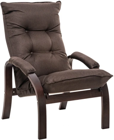 Кресло-трансформер Leset Левада (Фанера,Березовый шпон,Металл,Рогожка/Орех) арт.2500000117176