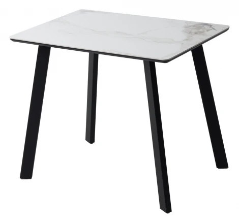 Стол ТИК ТАК 90 цвет PANDORA LIGHT Пандора, керамика / Черный каркас M-City 64652