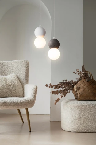 Подвесной светильник Freya Concrete FR5484PL-01W (220V, на проводе, шарики)