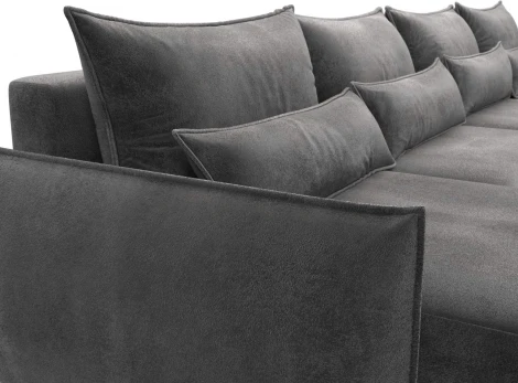 Диван П-образный Лига-051 НПБ Лонг Лига Диванов (Велюр) арт.128693