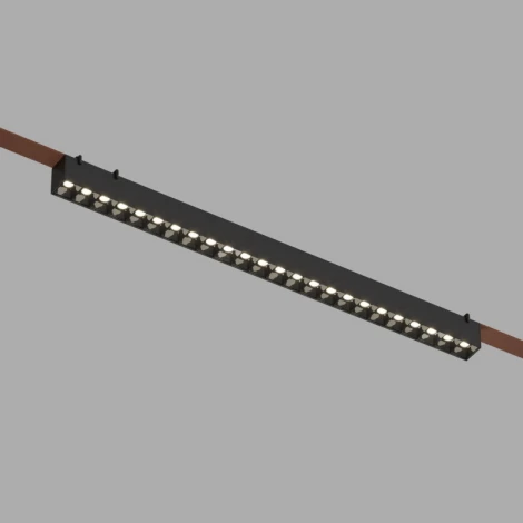 Трековый светильник Downlight 48V Denkirs Belty Grill DK5572-BK (LED)