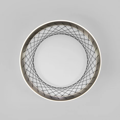 Потолочный светодиодный светильник круглый Eurosvet Parafe 40023/1 LED серый (220V, круглые)