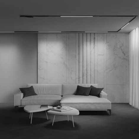 Трековый светильник низковольтный светодиодный 48V 18W 2700-6000K Zigbee Maytoni Technical Basis TR240-4-18WTW-DSZ-B