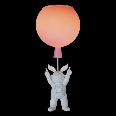 Подвесной светильник Loft IT Cosmo 10044/200 Pink (для детской, 220V, шар, фигура человека, космос)