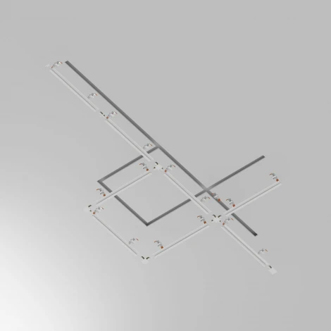 Шинопровод 1м Unity встраиваемый белый (однофазный) Maytoni Technical TRX004-111W (220V)