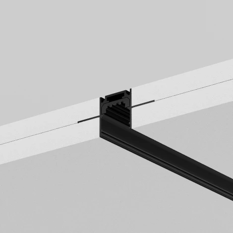 Уличный профиль 2м встраиваемый черный Maytoni Elasity IP O-TR002ED-P-B2M