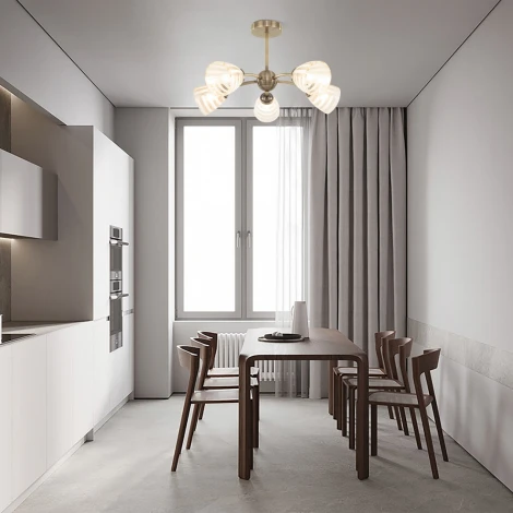 Потолочная люстра на штанге Arte Milano Napoli-320107 320107/5 AB (220V)