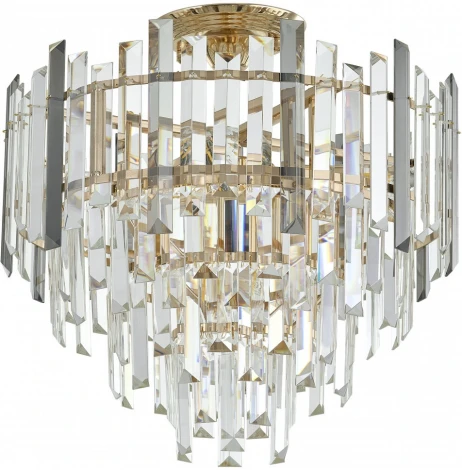 Потолочная люстра хрустальная на штанге Arte Milano Sorrento-4409 374409/6/60/400 GD (220V)