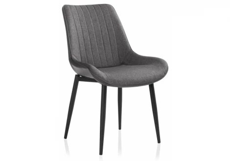 Обеденный стул на металлокаркасе Woodville Seda серый 11234