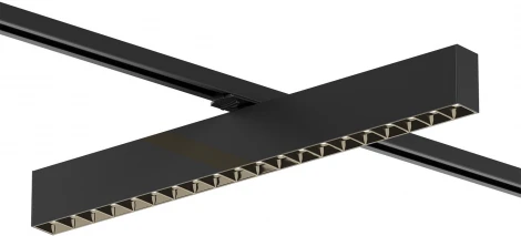 Трековый светильник однофазный 220V Denkirs Edder DK6634-BK (LED)