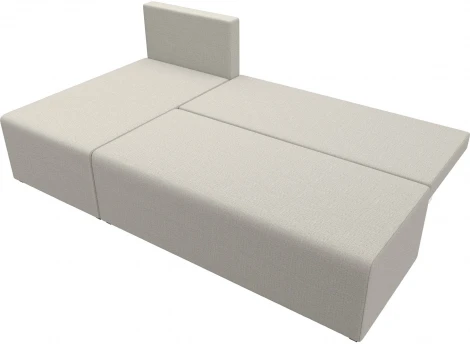 Диван угловой Поло левый угол Лига Диванов (Рогожка) арт.125528L