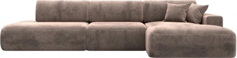 Диван угловой Лига-036 НПБ Модерн Лонг правый угол Лига Диванов (Велюр) арт.127755
