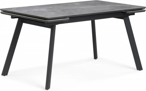 Кухонный стол Норман Notta (Металл,Керамика/Серый,Черный) арт.612198