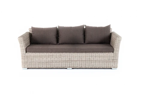 Диван из искусственного ротанга трехместный, цвет бежевый 4SIS Капучино YH-C3130W-3 beige