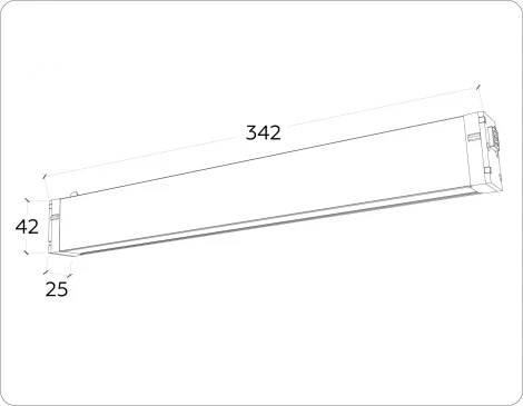 Трековый светильник магнитный светодиодный диммируемый Ambrella TRACK SYSTEM GL1272 (регулировка яркости, 220V, пульт управления, управление смартфоном, умный дом - LampSmart)
