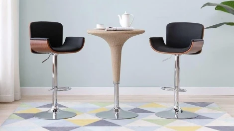 Стул барный Evoke Hesby (Металл,Фанера/Полиуретан) арт.HSBI_TG2980