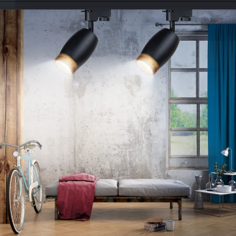 Трековый светильник ЭРА TR51 - GU10 BK (220V)