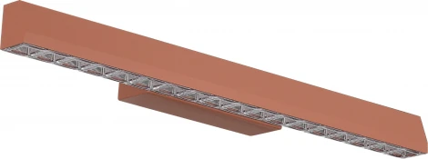 Настенный светодиодный светильник ST Luce SL1018 SL1018.623.01 терракотовый/прозрачный LED 1*11W 4000K (220V)