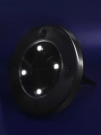 Грунтовый светильник на солнечной батарее Uniel USL-F-171/PT130 INGROUND (LED, круглые, IP44)