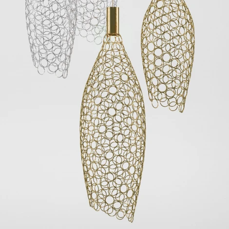 Подвесной светильник золото/хром Eurosvet Ruche 90352/6 (LED, 220V, на проводе)