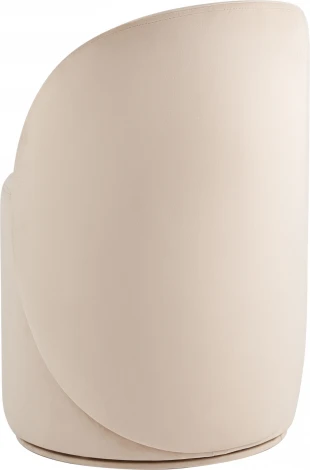 Пуф Loreen вращающийся велюр молочный Stool Group (арт.УТ000039107)