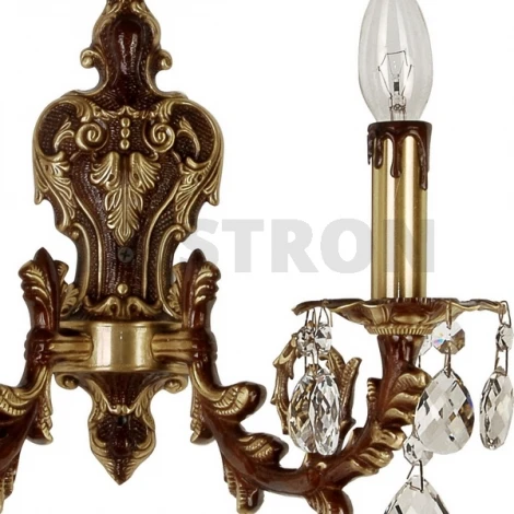 Бра N-Light 305 305-02-51 краповый+бронза