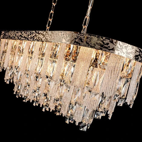 Подвесная люстра хрустальная Modelux MODELUX ML.7206.900.300 GD