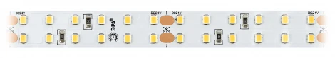 Светодиодная лента 24V 5м белый теплый ЭРА LS2835-20-192-24-33-3000К-double-5m
