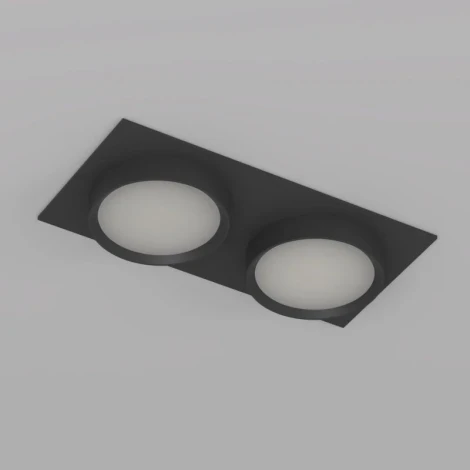 Встраиваемый светильник Denkirs Flat DK2092-BK (220V)