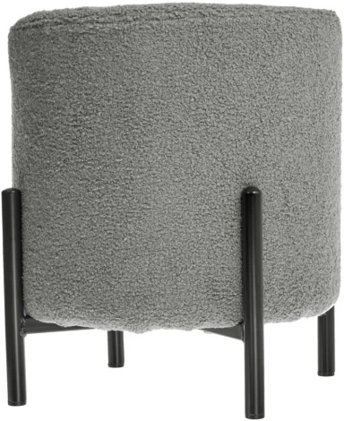 Стул-пуф Bradex Home Otis светло-серый, искусственный мех (RF 0661)