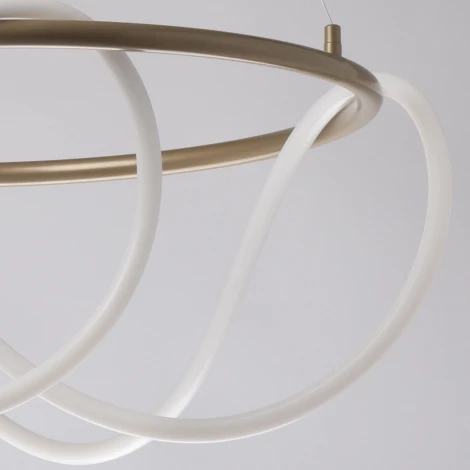 Подвесной светильник с гибким неоном DeMarkt Толедо 312013201 (LED, 220V, на тросе)