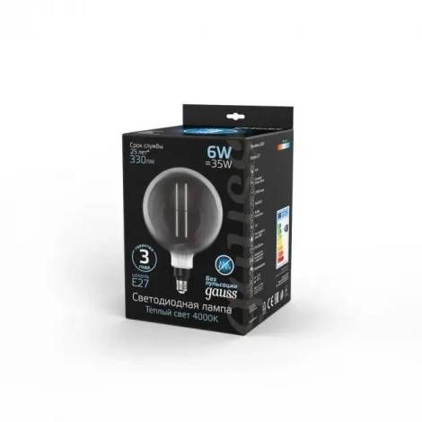 Лампочка светодиодная филаментная Gauss 154802205