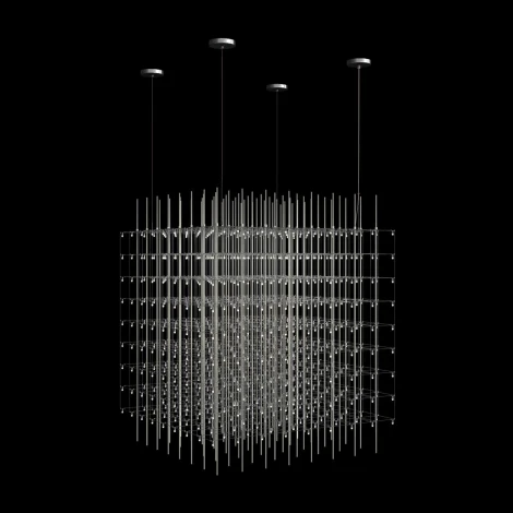 Подвесная люстра Loft It Maze 10348/800 (LED, 220V, на тросе, куб)