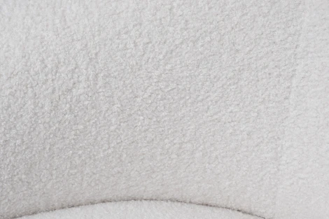 Кресло Monblan поворотное букле белое Hush000 93*90*70см Garda Decor арт.MONBLAN-K-HUSH000