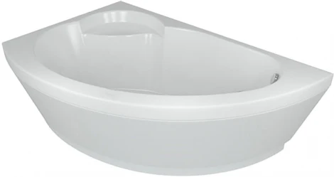 Акриловая ванна Акватек Аякс 2 L, вклеенный каркас