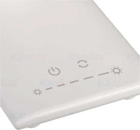 Офисная настольная лампа светодиодная с регулировкой цветовой температуры и USB-портом Kanlux PREDA 35781