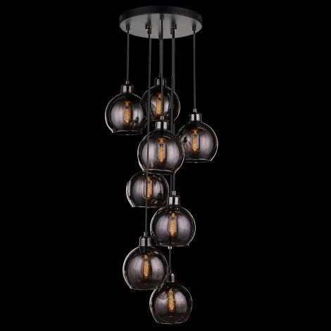 Подвесной светильник каскадный 33 ИДЕИ PND180.08.01.004.DC-P01GR (220V, на проводе)