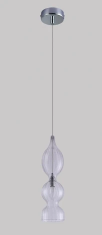 Подвесной светильник Crystal Lux Iris SP1 B TRANSPARENT (220V, на проводе, круглые)