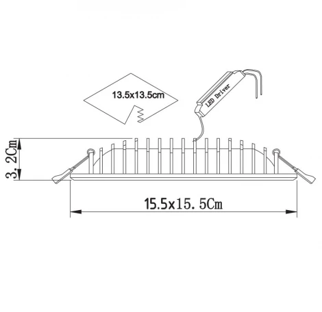 Встраиваемый точечный светильник Arte Lamp Canopo A7245PL-2WH (LED, 220V)
