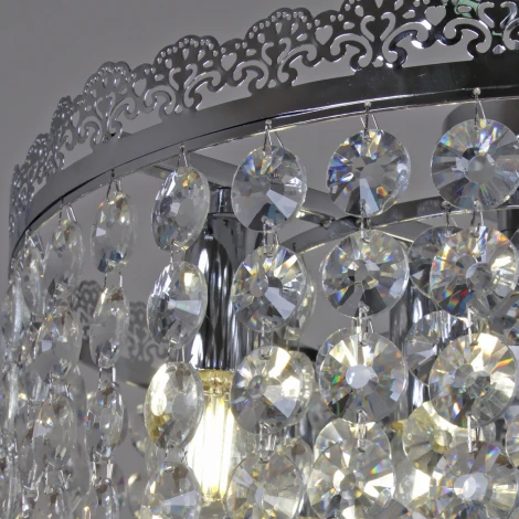 Потолочная люстра хрустальная Reluce 90330-0.3-08 CR (220V)