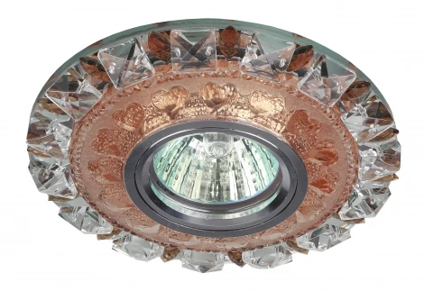 Встраиваемый точечный светильник Эра DK LD17 SL PK/WH