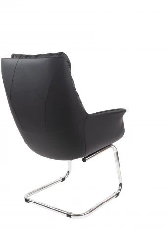 Офисное кресло Chairman 524 Россия нат.кожа/экокожа черная 7216000