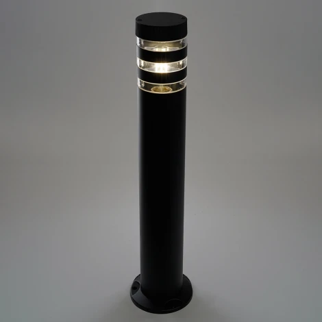 Наземный светильник Feron Сеул DH0809 48341 E27 черный (220V, круглые, IP54)