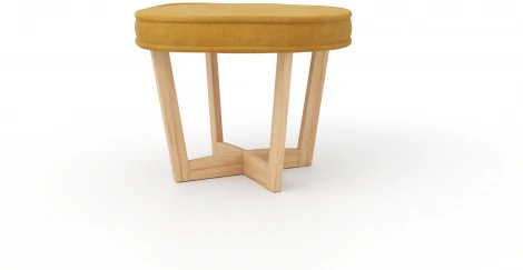 Пуф Arsko Вильсон горчичный велюр