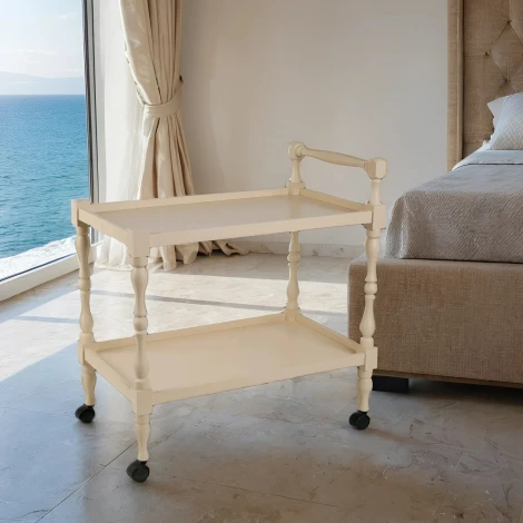 Стол сервировочный Бридж слоновая кость Mebelik 002095