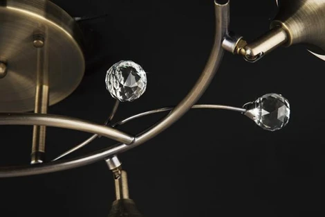 Потолочная люстра Eurosvet 9604 9604/4 античная бронза