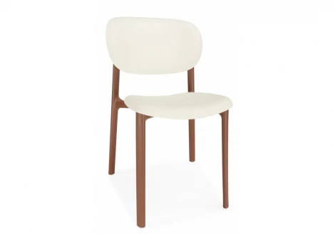 Обеденный стул Woodville Mokka brown / milky