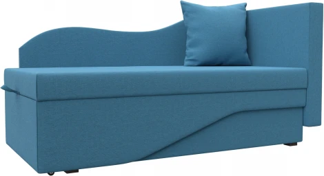 Кушетка Гармония правая (Голубой/Рогожка) Лига Диванов арт.125766