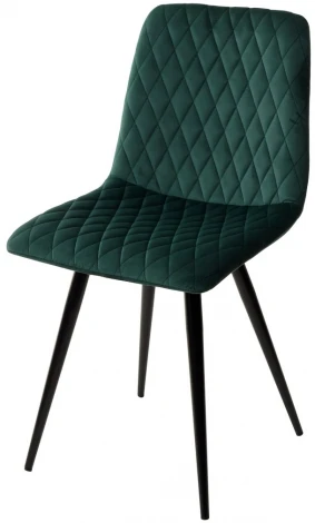 Стул CHILLI-X ЗЕЛЕНЫЙ #19, велюр / черный каркас 4 шт/ 1 к